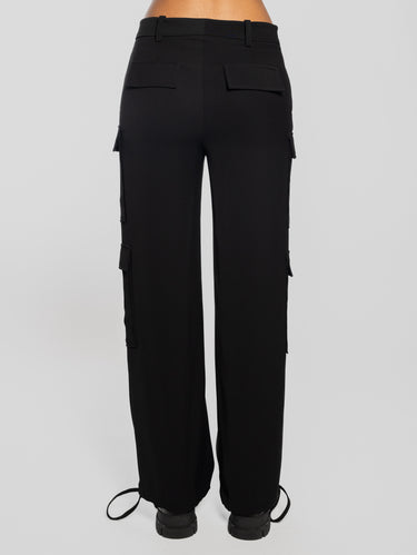 Weite Cargo-Hose Schwarz