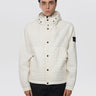 STONE ISLAND-Giacca Imbottita in Reps con Interno Resinato Avorio-TRYME Shop