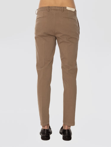 Beaver Slim Cotton Gabardine Pants