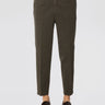 BRIGLIA 1949-Pantaloni in Bull Denim con Pinces Verde Militare-TRYME Shop