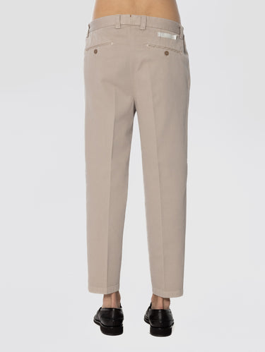 Jute Bull Denim Pants with Pleats