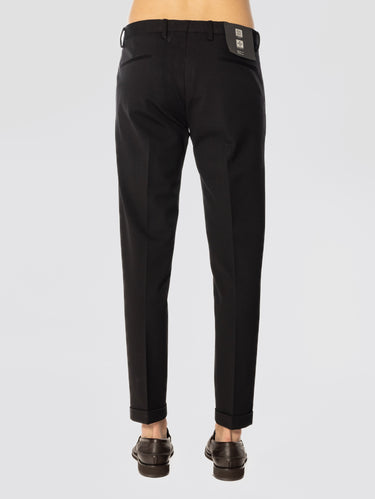 Black Bi-Stretch Jersey Pants