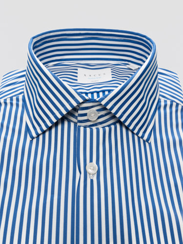 Blue/White Striped Active Shirt