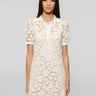 P.A.R.O.S.H.-Abito in Pizzo Macramè Panna-TRYME Shop