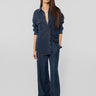 P.A.R.O.S.H.-Giacca in Denim in Lyocell Blu-TRYME Shop