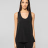 P.A.R.O.S.H.-Top con Spacchetti Laterali Nero-TRYME Shop