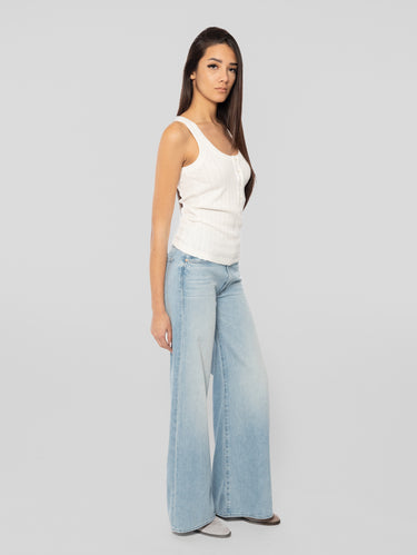 Jeans mit weitem Bein und hoher Taille The Undercover Blau