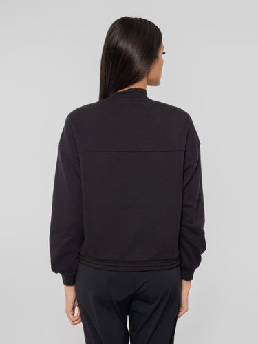 Bomberjacke aus Baumwollfleece Dodo Blau