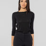 MAX MARA MM-Maglia in Seta e Cotone Girocollo Papiri Blu-TRYME Shop