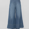 PINKO-Jeans Palazzo in Denim Leggero Blu-TRYME Shop