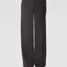 P.A.R.O.S.H.-Pantaloni Palazzo in Gabardina di Lana Testa di Moro-TRYME Shop