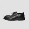 DUCANERO-Stringate in Vitello con Cucitura Norvegese Nero-TRYME Shop