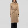 MAX MARA-Cappotto Doppiopetto in Drap di Lana BCollag Cammello-TRYME Shop