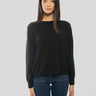 NOTSHY-Maglia Girocollo Cropped Gaston in Cashmere Nero-TRYME Shop