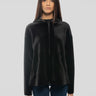 MAISON SECRÈTE-Giubbino in Scuba Velour Nero-TRYME Shop