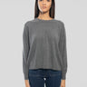NOTSHY-Maglia Girocollo Cropped Grigio-TRYME Shop