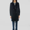 MAX MARA-Cappotto Doppiopetto in Alpaca e Lana Roseto Blu-TRYME Shop