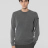 RRD-Maglia Girocollo in Cotone Délavé Grigio-TRYME Shop