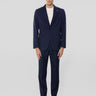 MANUEL RITZ-Completo in Fresco Lana Stretch Blu-TRYME Shop