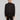 STONE ISLAND-Felpa in Pile di Cotone con Colletto Rigido Nero-TRYME Shop