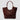 DRAGON DIFFUSION-Borsa a Spalla in Pelle Diagonal Arched Tote Bruciato-TRYME Shop