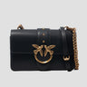 PINKO-Borsa in Pelle Mini Love Bag Icon Nero-TRYME Shop