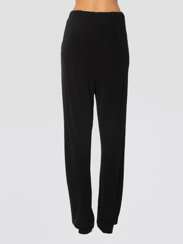 Hose aus Stretch-Jersey Schwarz