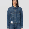 ICON DENIM-Giacca Trucker in Denim Blu-TRYME Shop
