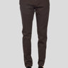 BRIGLIA 1949-Pantaloni Slim in Cotone Armaturato Marrone-TRYME Shop
