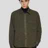 NORSE PROJECTS-Overshirt Reversibile in Pile e Nylon Ulrik Verde-TRYME Shop