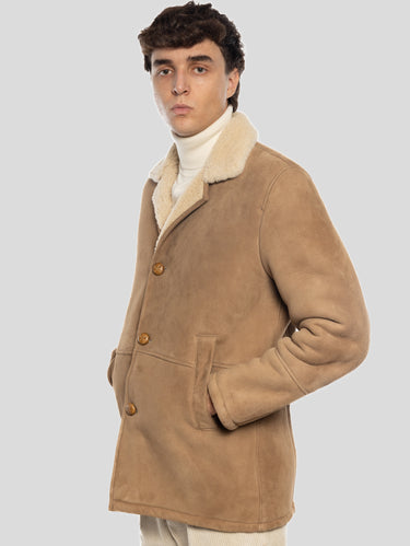 Blouson en mouton Malatesta vison