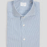 XACUS-Camicia in Jersey Active Shirt a Righe Bianco/Blu-TRYME Shop