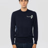 MC2 SAINT BARTH-Maglione Girocollo con Ricamo Starducks Blu-TRYME Shop