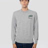 MC2 SAINT BARTH-Maglione Girocollo Nella Vita Ci Vuole Classe Grigio-TRYME Shop