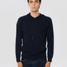MC2 SAINT BARTH-Felpa con Cappuccio in Lana Blu-TRYME Shop