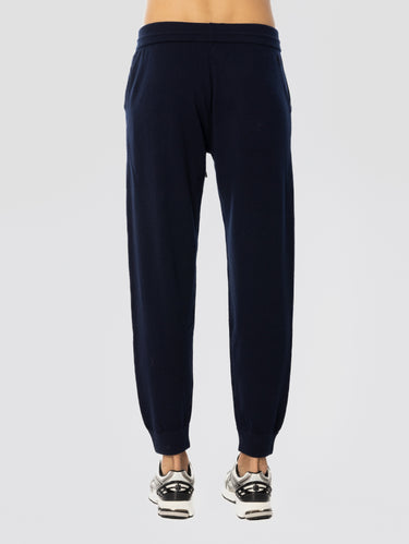 Pantalon jogger Trafalgar en laine bleu