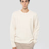 RALPH LAUREN-Maglia Girocollo in Soffice Misto Alpaca Crema-TRYME Shop