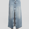 ICON DENIM-Gonna Sandy in Denim con Spacco Blu-TRYME Shop