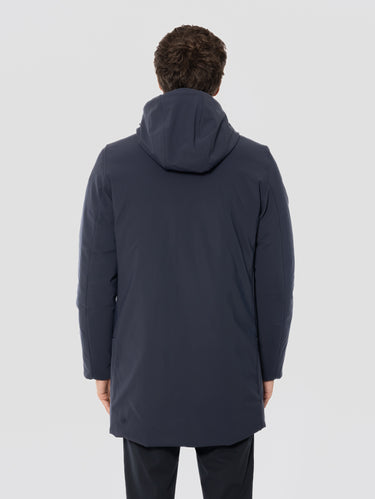 Giaccone Eskimo in Surflex con Cappuccio Blu
