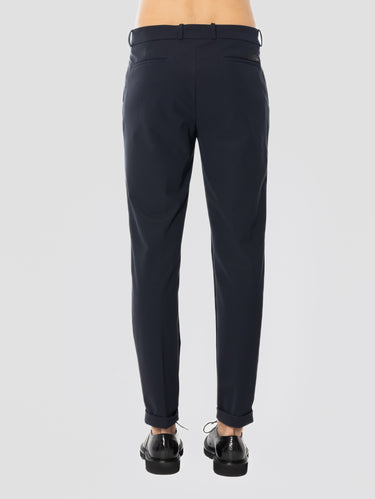 Pantaloni Chino in Tessuto Tecnico Surflex Blu