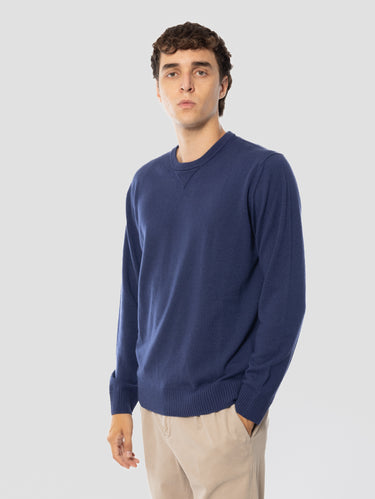 Pull col rond coupe sweat encre