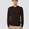 ALPHA STUDIO-Maglione Girocollo in Lana Extrafine Testa di Moro-TRYME Shop