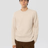 ALPHA STUDIO-Maglione in Lana Merinos a Coste Stucco-TRYME Shop