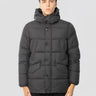 WOOLRICH-Parka Imbottito in Microfibra Cloud Nero-TRYME Shop