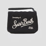 MC2 SAINT BARTH-Pochette in Lana Tinta Unita Nero-TRYME Shop