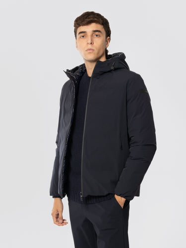 Reversible Hoodie Jacket Blue
