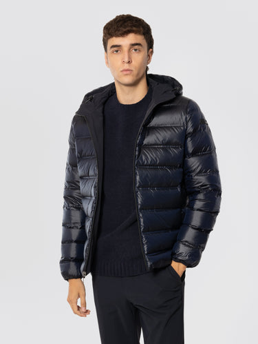 Reversible Hoodie Jacket Blue