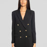 MAISON SECRÈTE-Giacca Doppiopetto in Cady Nero-TRYME Shop