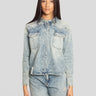 ICON DENIM-Camicia Western in Denim Norah Blu-TRYME Shop