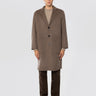 PALTò-Cappotto Oversize con Gilet Fango-TRYME Shop